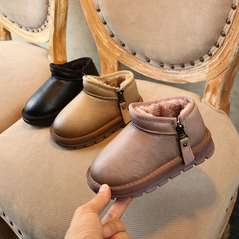 

Special Offer Seckilling Not Retro Rub Color Children di bang Snow Boots 2019 Winter New Style CHILDREN'S Shoes