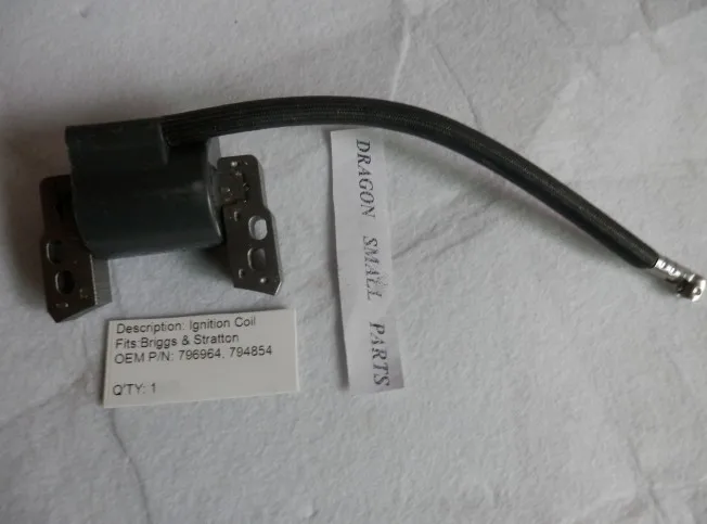 Ignition Coil For Briggs & Stratton 5-6.75HP Quantum Engine (Models 802574, 796964, Etc.)