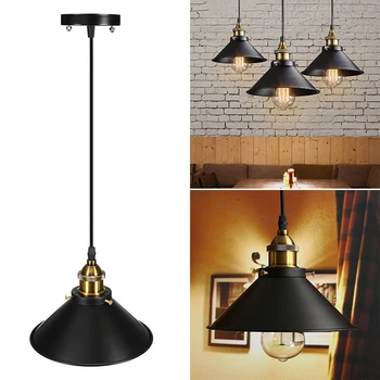 

Vintage Ceiling Light Shade Accessories Kit Easily Installation Stand Hanging Display Home Pendant Lamps