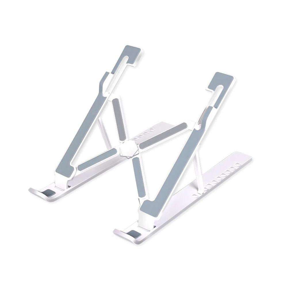 

Notebook Laptop Holder Stand Adjustable Height Folding Portable Computer Cradle Lifting Cooling Holder with Antiskid Pad