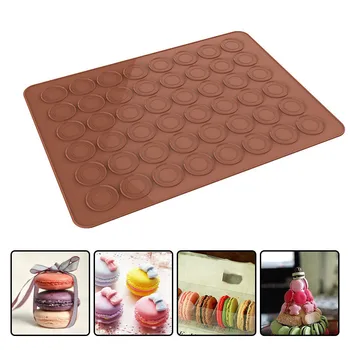 

Silicone Macaron Macaroon Pastry Oven Baking Mould Sheet Mat 30-Cavity DIY Mold Baking Mat Useful tools