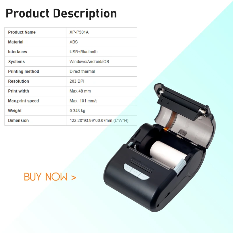 Xprinter Портативный 2 дюймовый принтеры этикеток мини тепловой наклейки и получения