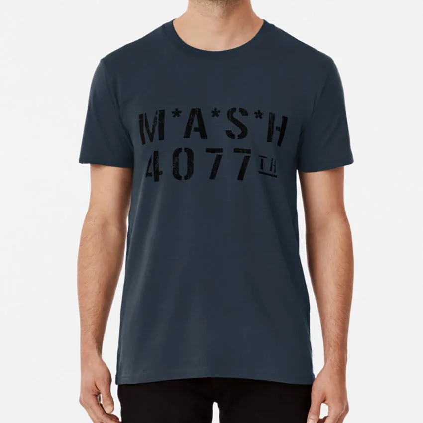 Футболка 4077 года tv mash m a s h army classic alan alda hawkeye | Мужская одежда