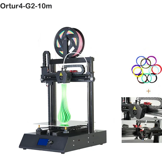 Ortur4-V2-10M Ortur4-V1 V2 Модернизированный DIY 3d Принтер Высокоточный металлический Настольный Impresora 3d принтер 260*310*305 мм PK Ortur4 3d принтер - Цвет: Ortur4-V2-10M