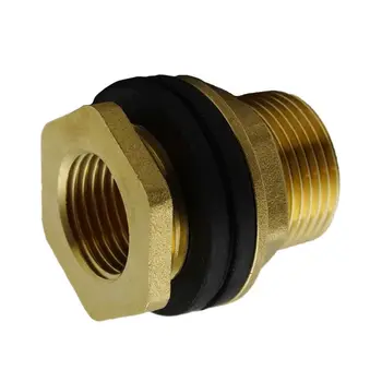 

1/2\" internal thread 3/4\" external thread brass water tank connector water tank