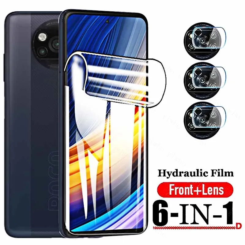 Hydrogel Film Front Screen Protector For Xiaomi Poco X3 Pro Nfc Protective Film Little Pocophone