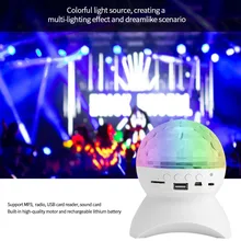 Bluetooth музыкальный светильник, динамик, сценический светильник, Поддержка динамика, u-диск, карта для хранения басов, динамик, украшение праздника, светильник s
