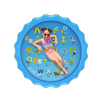 

Hot Sale Outdoor Inflatable Air Cushion Swimming Pool Children Play Pad Water Spray Pad Outdoor Game Pad Spray PVC Pool May13