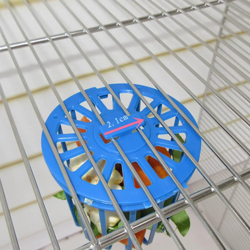 Птичья кормушка для попугаев клетка для фруктов Подставка для овощей клетка аксессуары подвесная Корзина Контейнер игрушки для домашних животных Кормушка для попугаев