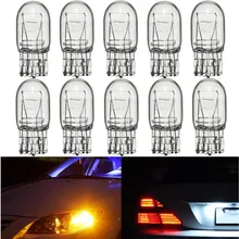 10 шт./лот 7440 7443 R580 галогенная лампа дневного света светильник сигнала поворота светильник стоп-сигнал заднего фонаря 3800K DC12V Dropsipping