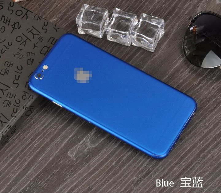 Пленка для поверхности льда для Iphone 6, 6 S, 7 Plus, тонкая защитная пленка для экрана, наклейка, задняя декоративная пленка, пленка для задней панели - Цвет: Blue