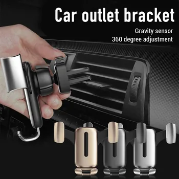 

KISSCASE Gravity Car Holder For Phone in Car Air Vent Clip Mount No Magnetic Mobile Phone Stand Support For iPhone 11 Pro 7 8 Xs