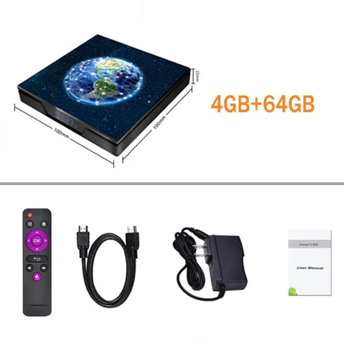 Android 9.0 TV Box X99 MAX 4GB 64GB 32GB S905X2 Dual-band wifi BT4.0 USB3.0 Google Play store Netflix Youtube Set top box - Цвет: 4g64g