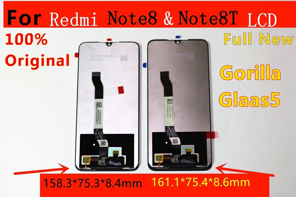 100% Original Redmi note8T lcd display note8 touch screen Ditizer Assembly Test replacement Parts | Мобильные телефоны и