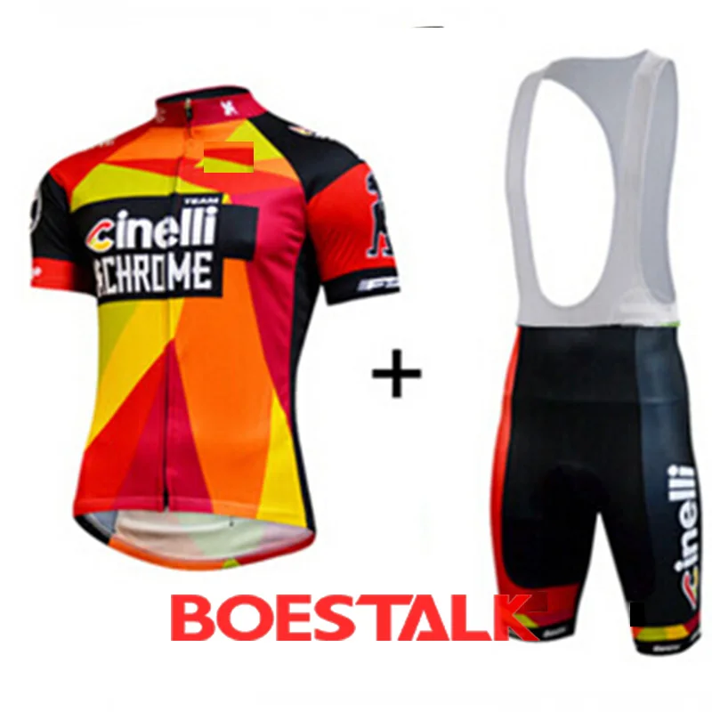 suits Американская команда cinelli, велосипедный костюм,, велосипедный Джерси, летний комплект одежды, traje ciclismo hombre wielerkleding heren, комплекты zomer ropa - Цвет: suits