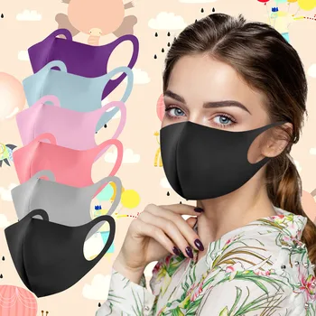 

6pc Adult's Cotton Face Mask Reusable Washable Protection Mask for face Air Purifying PM2.5 Carbon Lay Mouth Mask Masque