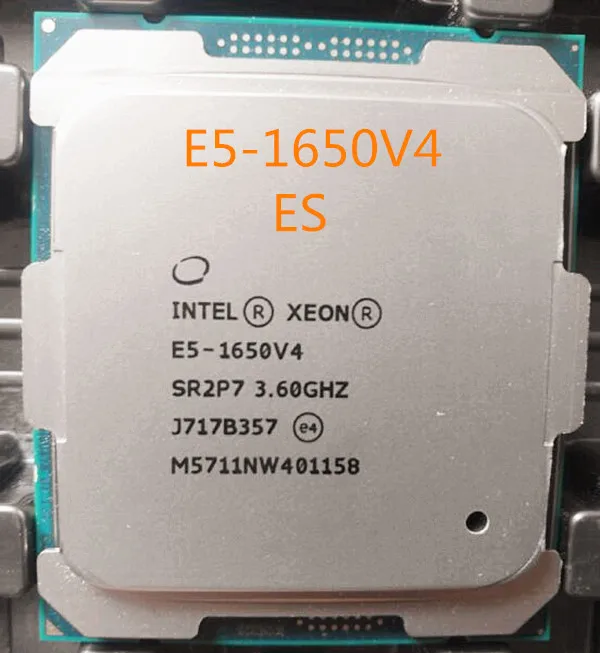 Оригинальный процессор Intel E5 1650V4 6 ядер 3 ГГц 15 Мб 1650 140 Вт | Компьютеры и офис