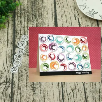 

Circle lace Metal cutting dies frame craft cutting die embossing stencil for handmade Paper card making scrapbooking