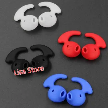 

100pcs/lot (4 colors) Silicone Cover Earbuds Earphone Case for Samsung Galaxy S7 S6 edge Headphone Eartip Ear Wings Cap Earhook