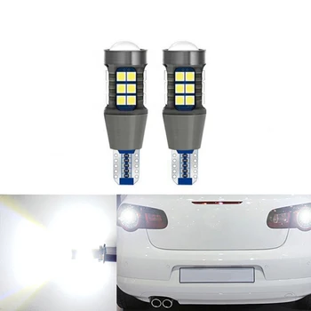 

2x T15 W16W 921 Super Bright High Power 27 SMD 3030 LED Canbus No ERROR Car Backup Reserve Lights Bulb Brake Lamp Xenon White