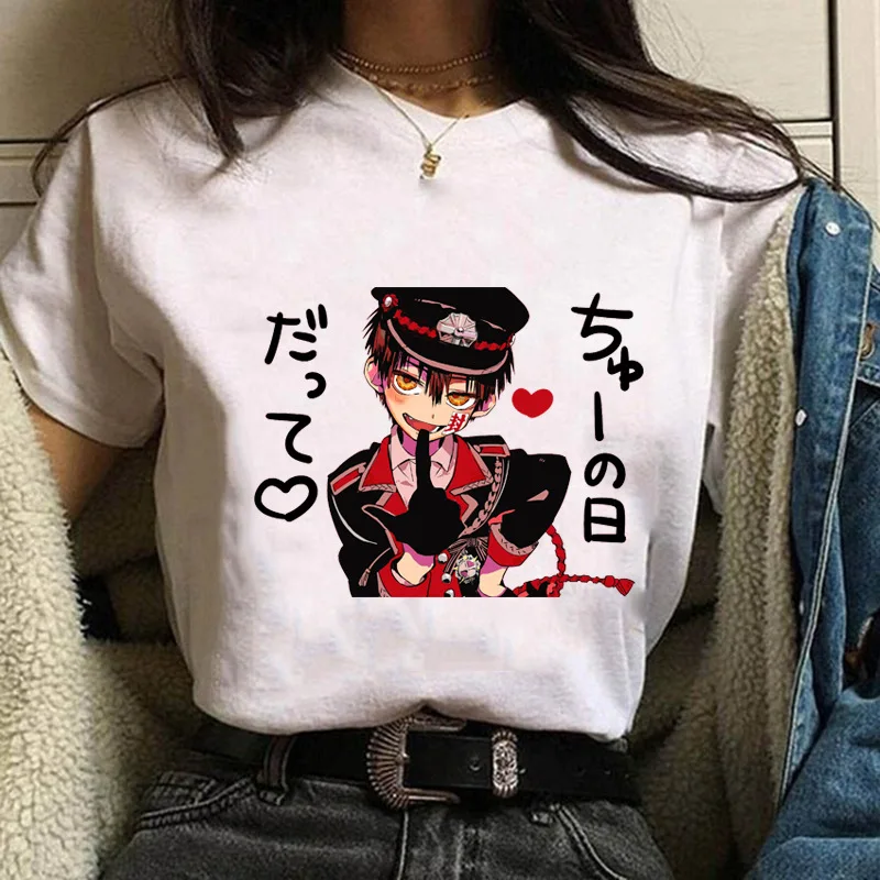 Футболка Hanako kun для косплея по аниме белая футболка Нене ясиро летняя хлопковая в