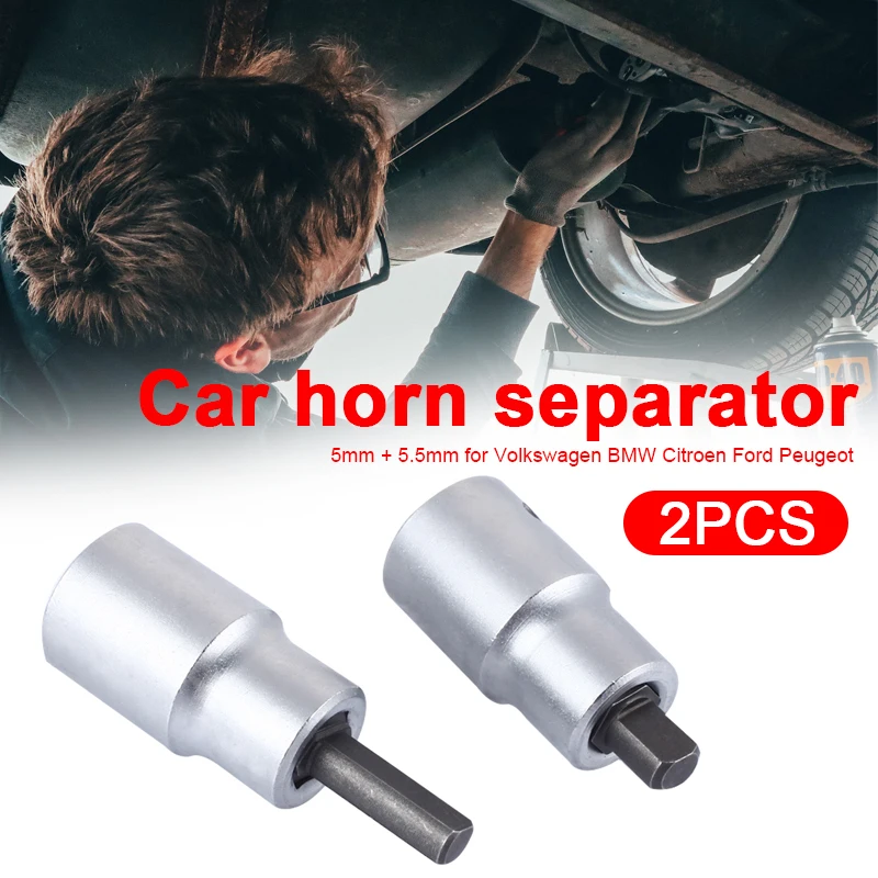 

5mm + 5.5mm 2pc Strut Nut Tool Sleeve Set Spreader Shock Absorbers Hand Tools Splitter Support For Volkswagen Golf Opel BMW Hyun