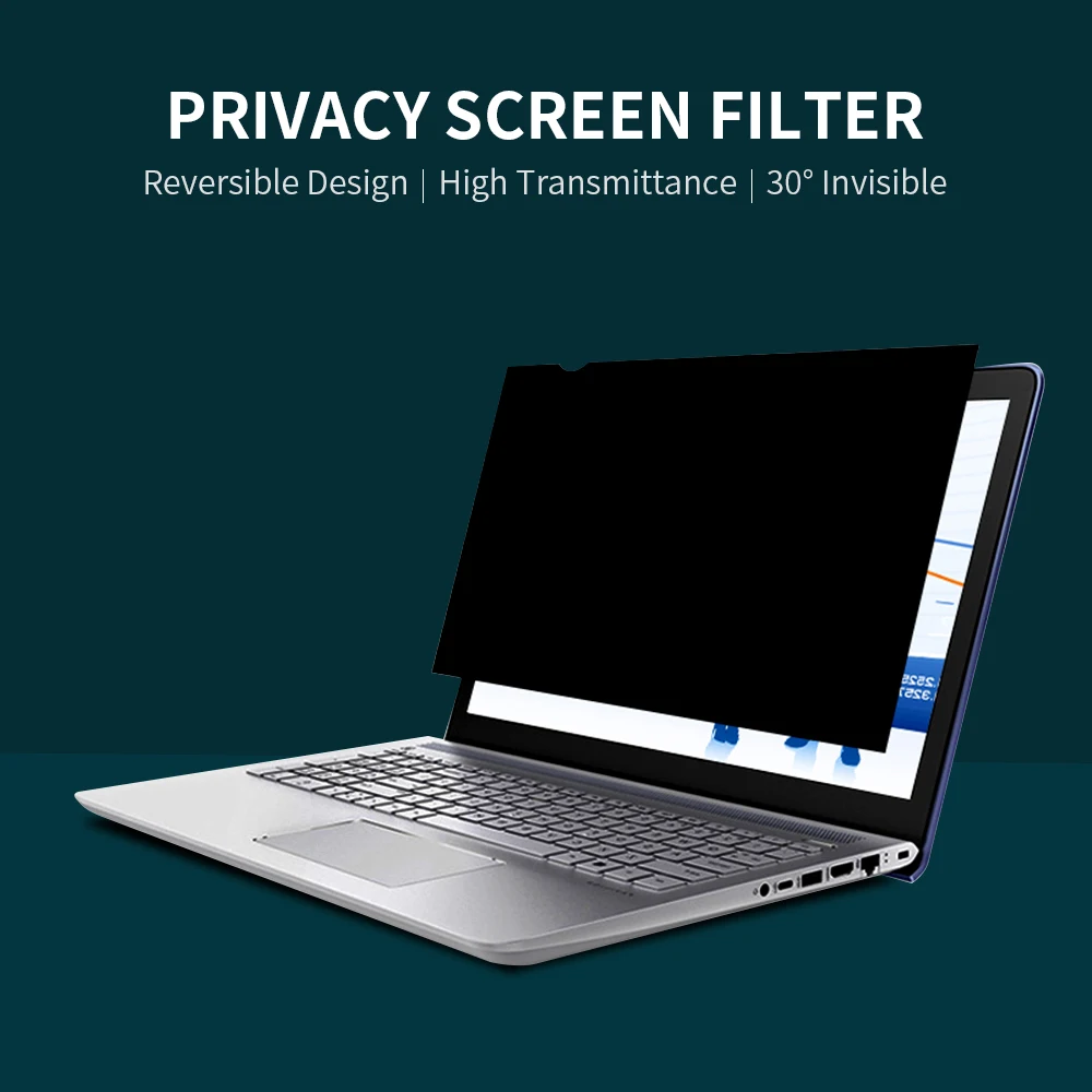 Privacy Screen Filter Reversible High-transmittance 30&deg; Invisible Anti-UV Anti-glare Film monitor screen film for 27'' Monitor with 16:9 Aspect Rati