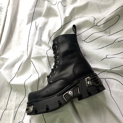 Chunky Gothic Ankle Boots 2