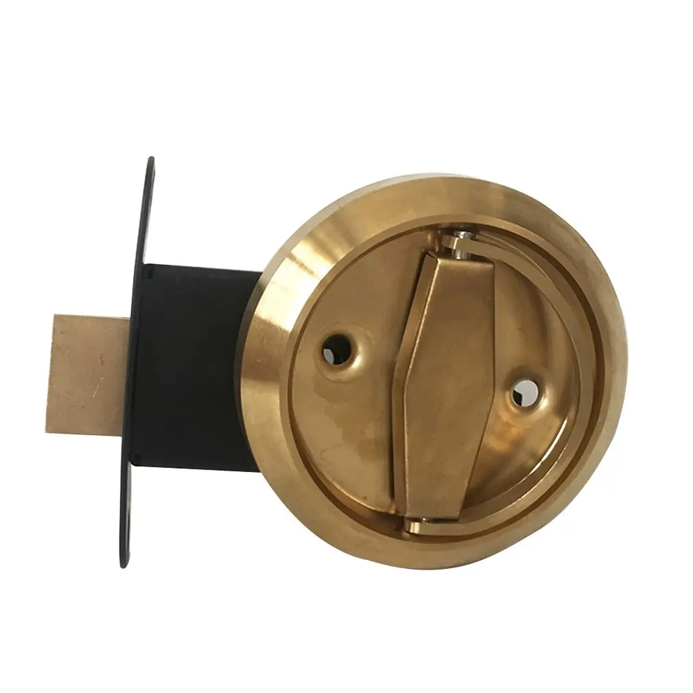 

Stainless Steel Invisible Door Lock Double-Sided Lock Hidden Door Handle Dark Lock Ball Lock