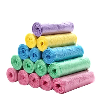 

N100pc/5 rolls Home Disposable Garbage Disposal Trash Bags Kitchen Cleaning Bag Rubbin Junk Bag Organizer Plastic Waste Bag