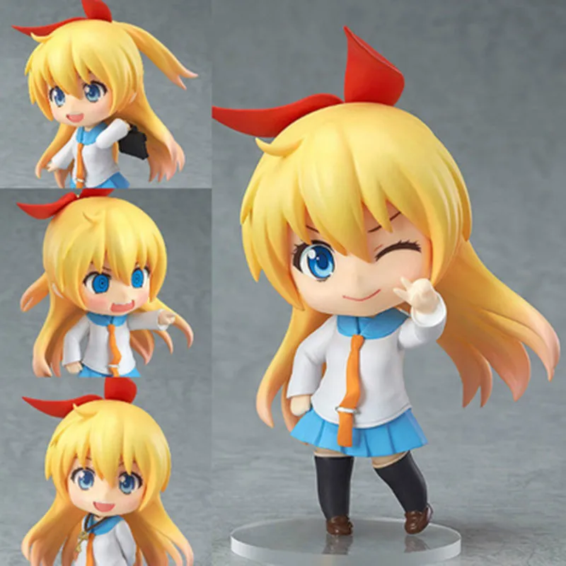 New Arrival Japan Anime Action Figure Nisekoi Kirisaki Chitoge 421# PVC 10cm Q Ver Model Cartoon Collection Children Gift Doll | Игрушки и