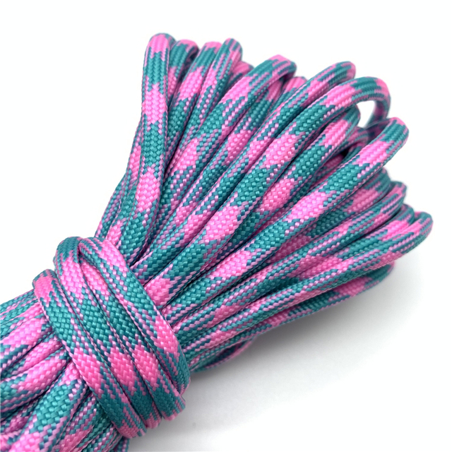 4mm Paracord Bracelet Rope Jewelry Making 550 Cord Lanyard Rope Mil Spec Type III 7 Strand Climbing Camping