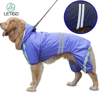 

Reflective Pet Raincoat Waterproof Dogs Rain Jacket Coat For Small Medium Large Dogs Outdoor Walking Running Rain-wear Clothes