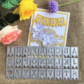 

128*281.2mm Every letter Cutting dies metal crafts paper die-cutting /DIY embossing Christmas and New Year Scrapbooking
