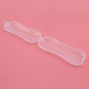

Baby Portable Tableware double Box Storage Organizer Case Plastic Spoon Fork Travel Transparent