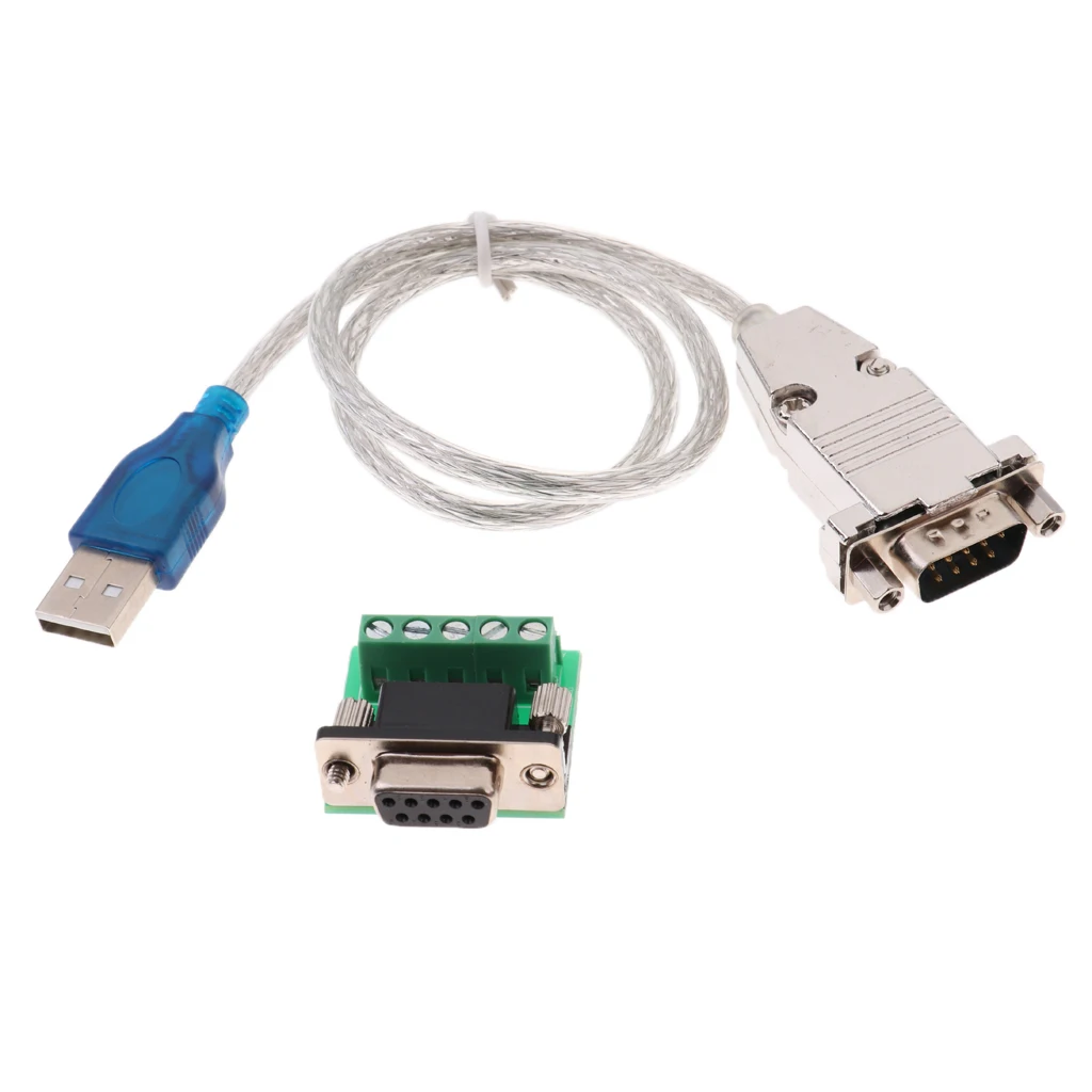 1.6 Feet USB 2.0 to RS485 Serial Converter Adapter with Chip for Win XP/7/8/10