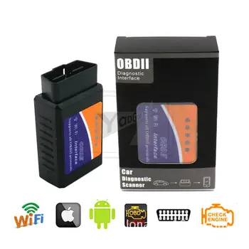 

WIFI OBD2 Car Diagnostic Tool Mini ELM327 V1.5(ST)75mm Height For Android/ Symbian/Windows/IOS OBDII Protocol
