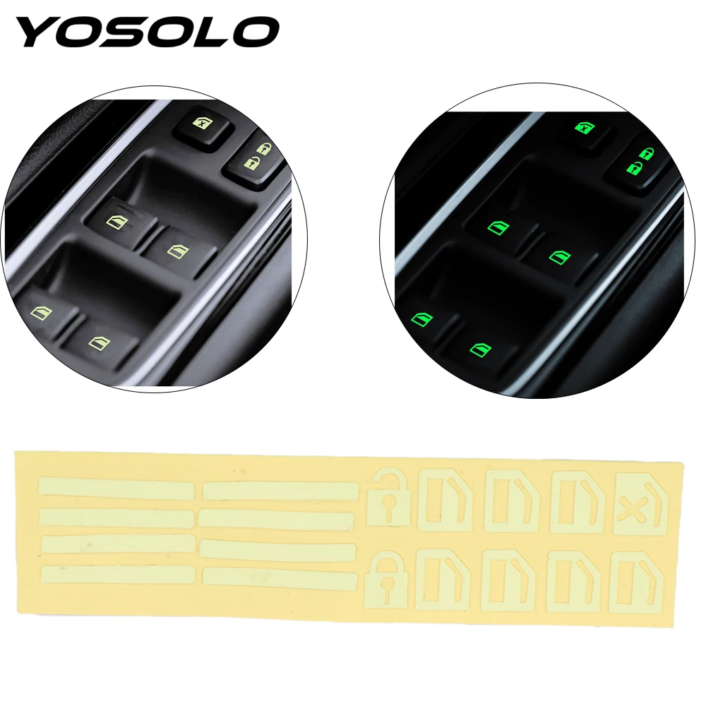 YOSOLO автомобиля двери окна лифт окно кнопка наклейка для Mitsubishi ASX Outlander 2013 2016 201