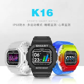 

K16 Fashion Smart Watch Men Women Fitness Tracker Heart Rate Monitor Wearable Devices Smart Band ECG Detection Smart Bracelet