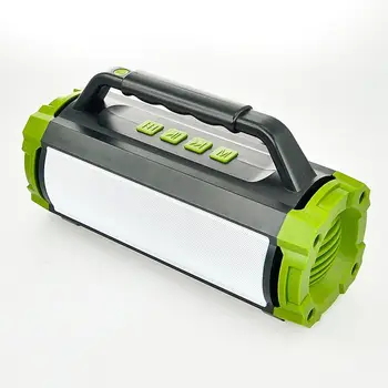 

Bluetooth Speaker V4.2 Portable Radio Speaker 10W with Bright Flashlight Support BT/TF/AUX