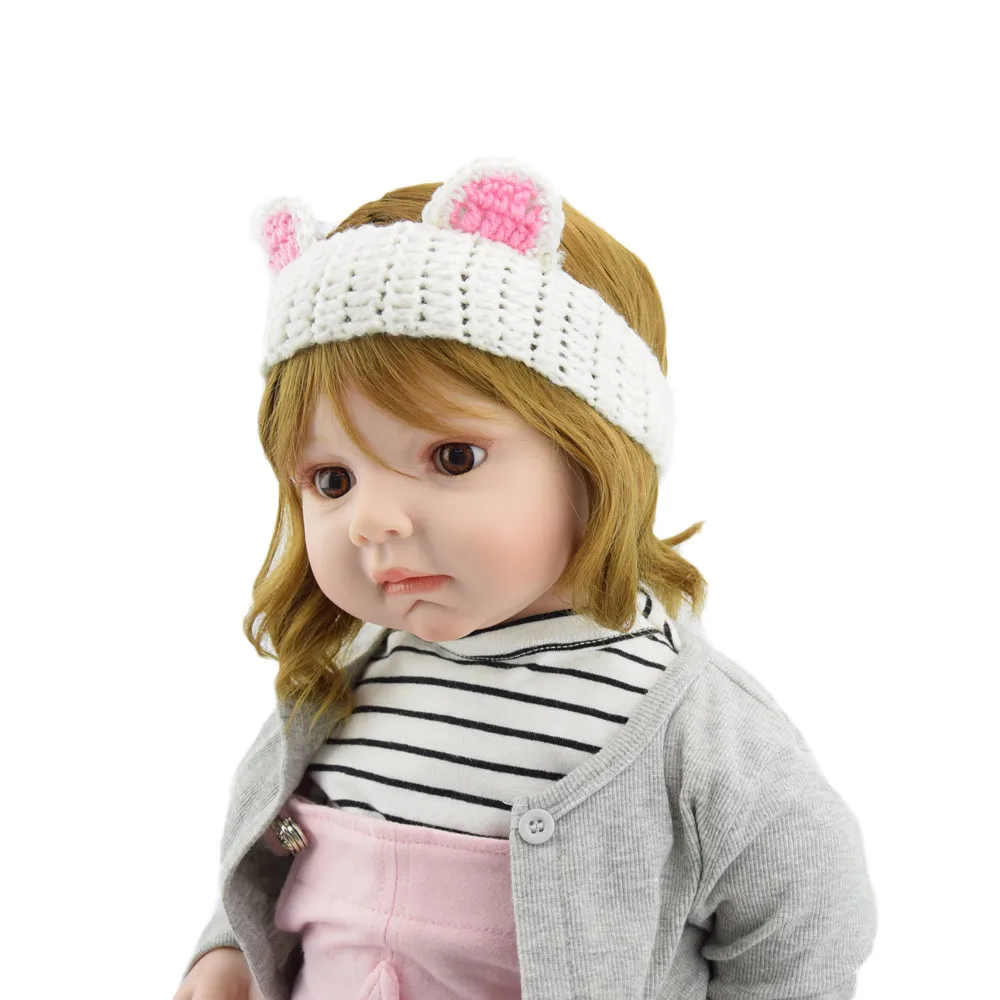 Cute Baby Headband kids rabbit ear knitted hairband woolen hair accessoriesToddler Headwear Hair Band Birthday Gift
