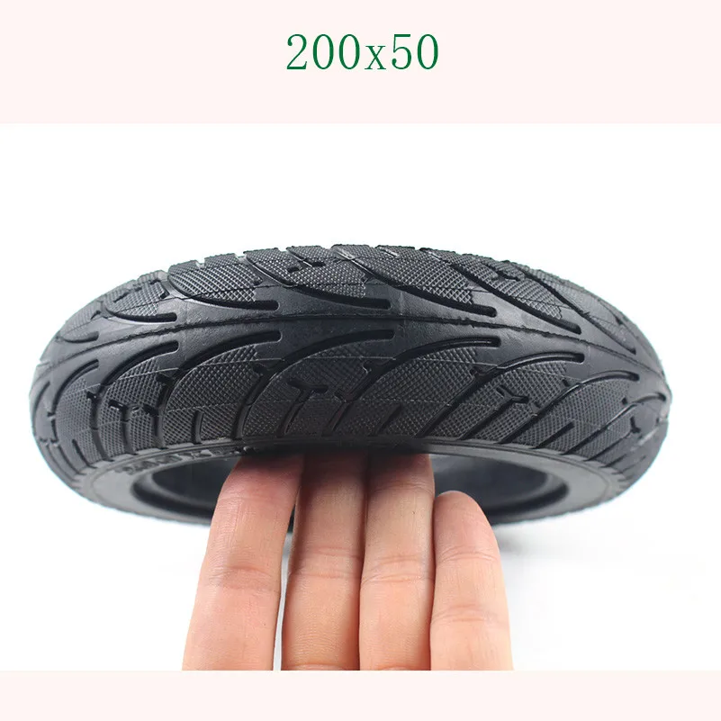 tire D Молния Горячая 4 типа 200x50 твердые шины взрывозащищенные подходят 200x50 самобалансирующийся электрический велосипедный скутер - Цвет: tire D
