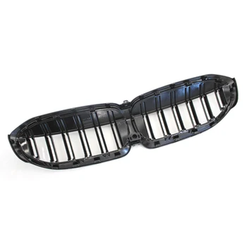 

Car Front Bumper Upper Grille Racing Grilles ABS Radiator Mesh Grill Black Replacement For BMW 3-Series G20 2019