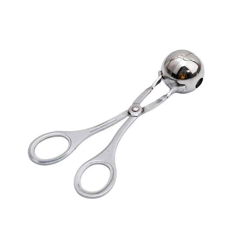 Stainless Steel Meatball Maker Spoon Kitchen Tools Shrimp Balls Mold Digging Ball Spoon Japanese Snack Foods Fish Balls Tools