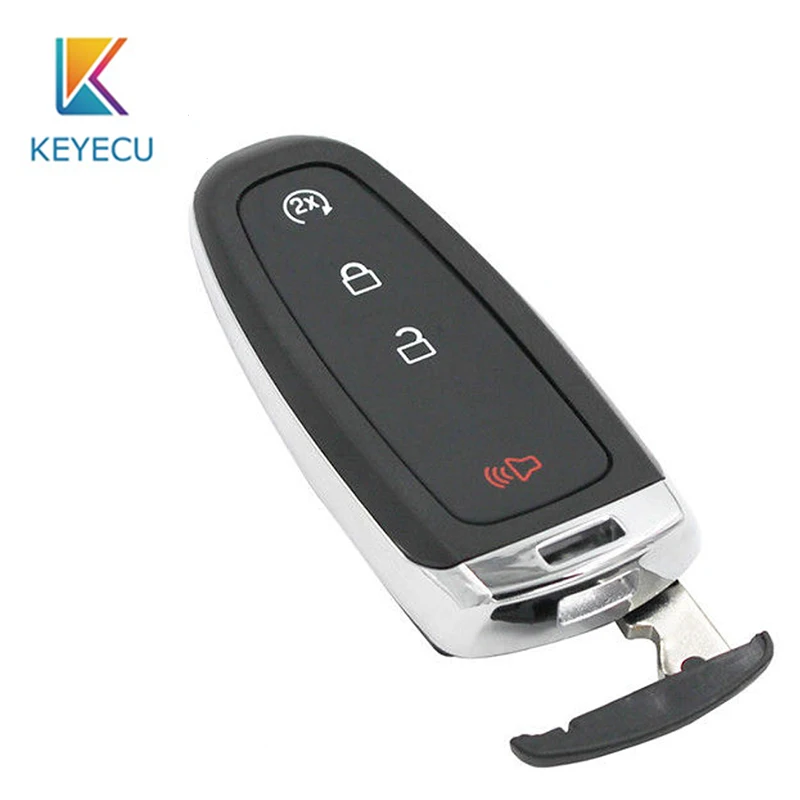 KEYECU дистанционный ключ-брелок от машины 315 МГц ID46 FCC: M3N5WY8609 смарт 4 кнопки для Ford Edge Escape Expedition C-max Телец Flex Focus