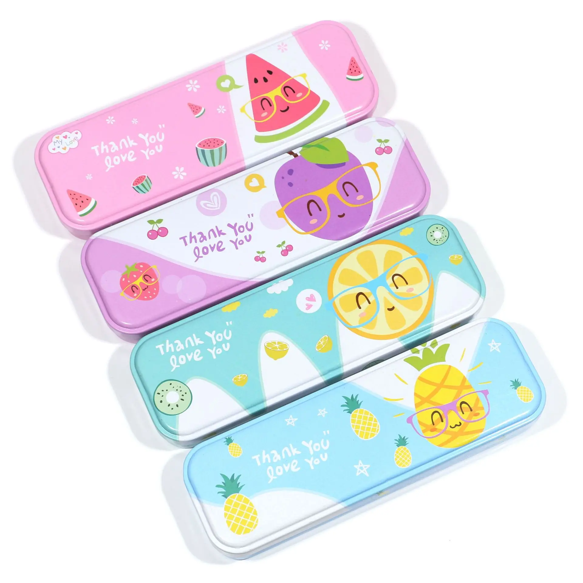 

Young STUDENT'S Fruit Stationery Box BOY'S And GIRL'S Pencil Box Creative Stationery Box Children Shaking Voice Network Red Penc