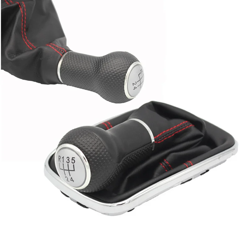 Car Gear Shift Knob Automatic Gear Dust Cover 12mm Car Gear Shift Knob Gaiter Boot For Volkswagen VW Golf 4 MK4 Bora Jetta GTI R32 2000 2001 2002 2003 2004 Accessories