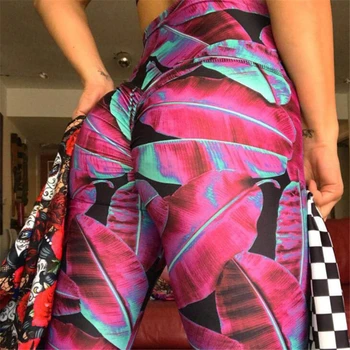 

Brand Women Leggings Hot Selling Fashion Colorful 3D printing Leggings High Waist Exercise Leggings New Stylish Fitness Leggings