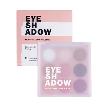 

Palette Of Shadows Glitter Eyeshadow Beauty Glazed Palette 9 Colors Cosmetic For Women