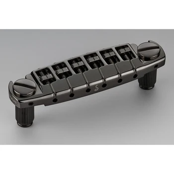 

12350400 Signum Bridge (string holder), black chrome, Schaller